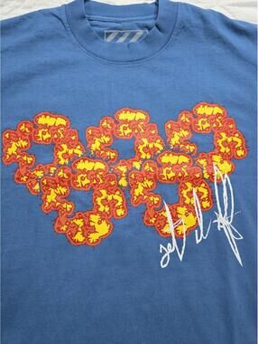Denim Tears x Offset Set It Off #4 Tee Blue Cotton Wreath S
